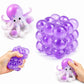 2Pcs Taba Squishy, Squishy, Butter Squishy, Two Piece Toy Set for Sensory Experience, Purple and Squid Design for Office Desk an
