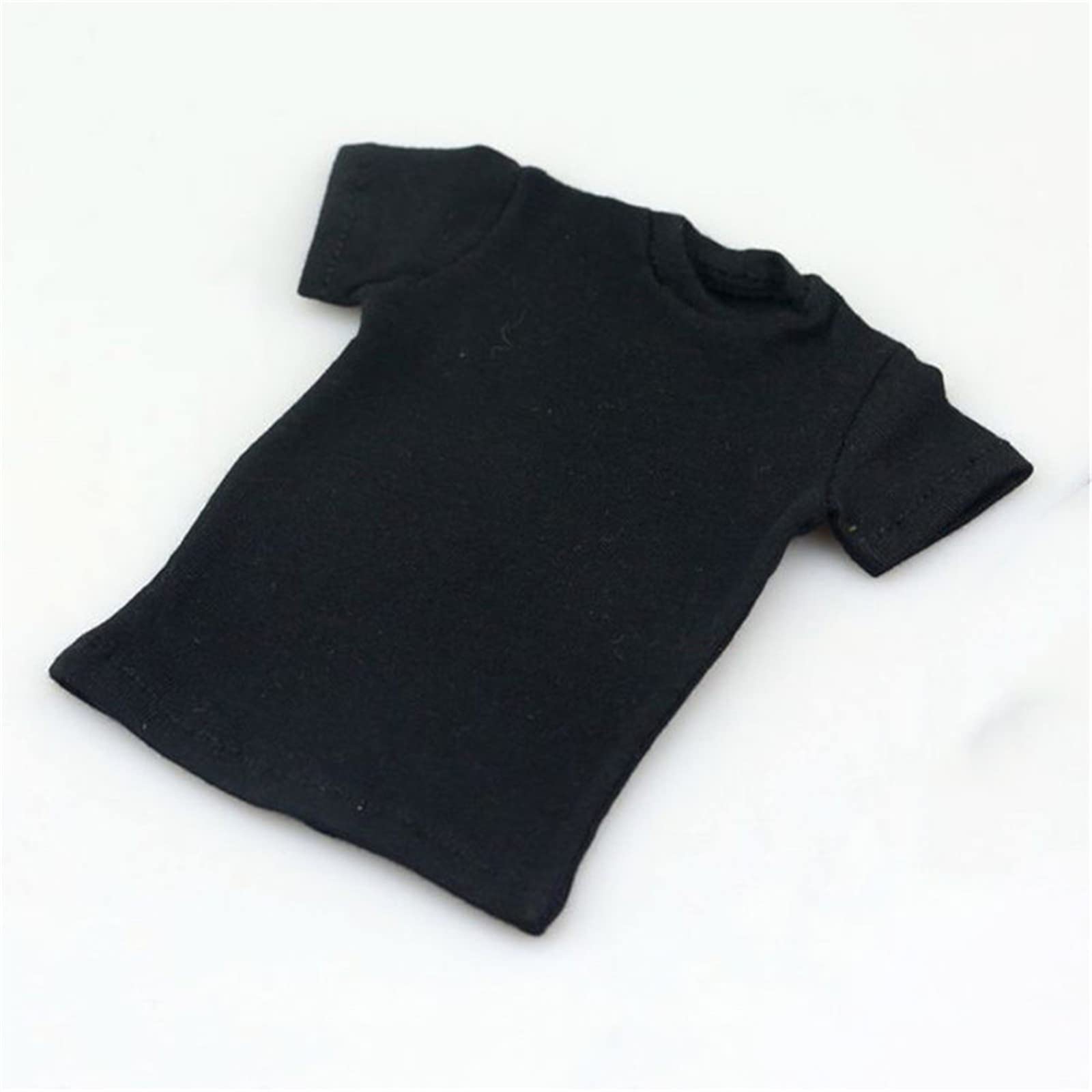 Panchitalk 1/6 Scale Custom T-Shirt Top Model For 12 Male And Female Action Figure Body (Black)