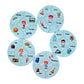 Winkslab:Senses Connections PuzzleSensory Discovery 5 Senses Matching Puzzle  HandsOn Learning for Early Childhood Developme