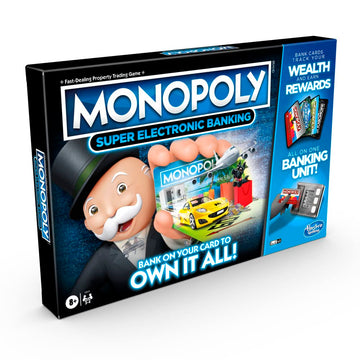 Monopoly Ultimate Rewards, Family Board Game, Cashless Electronic Banking, Classic Gameplay With A Twist, Property Trading & Fast-Paced Fortune Building, Ages 8+