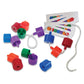 Edushape Ez-Grip Jumbo Beads, 58 Piece