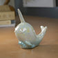 Sea Creations Ceramic Narwhal Figurine Teal And White 5'' Perfect For Any Room Decor