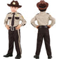 Latocos Kids Police Officer Costume Western Sheriff Cowboy Uniform Role Play With Accessories Halloween Costumes Boys Girls
