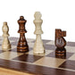 Fun+1 Toys! Wooden Chess Set For Adults And Kids, 15 '' Portable Chess Board Set With Chess Pieces & Drawstring Bag