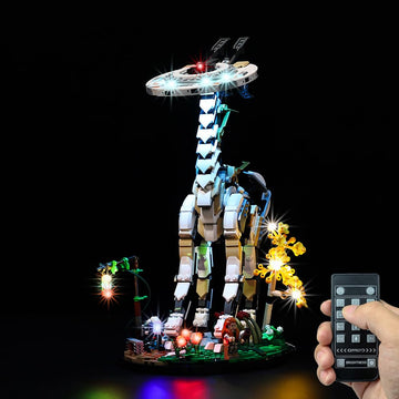 Kyglaring Led Lighting Kit (No Model) Designed For Lego Horizon Forbidden West: Tallneck 76989 Model Building Set - Without Lego Set (Rc Version)