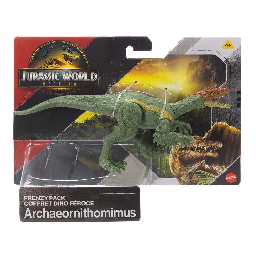 Jurassic World Rebirth Frenzy Pack Archaeornithomimus Action Figure