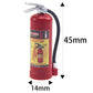 Hircqoo 2Pcs 1/10 Rc Scale Fire Extinguishers With Stickers Decoration Accessories Compatible With Traxxas Trx4 Axial Scx10 Redc