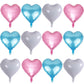 Lovoir 12 Pcs Pink Heart Shape Foil Mylar Balloons 18 Inch Love Balloons For Valentine'S Day Birthday Party Decorations Wedding