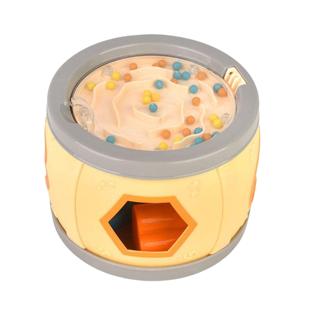 Ilsmysutra Kids Toy Drum Attract Attention Sounds Grasping Ability For Boys Yellow