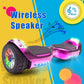HOVERSTAR All-New HS2.0 Hoverboard All-Terrain Two-Wheel Self Balancing Flash Wheel Electric Scooter with Wireless Bluetooth Speaker
