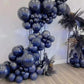 Decgol Navy Blue Balloons 100Pcs Dark Blue Latex Party Balloons Different Sizes 18 12 10 5 Inch Night Blue Balloon Garland For B