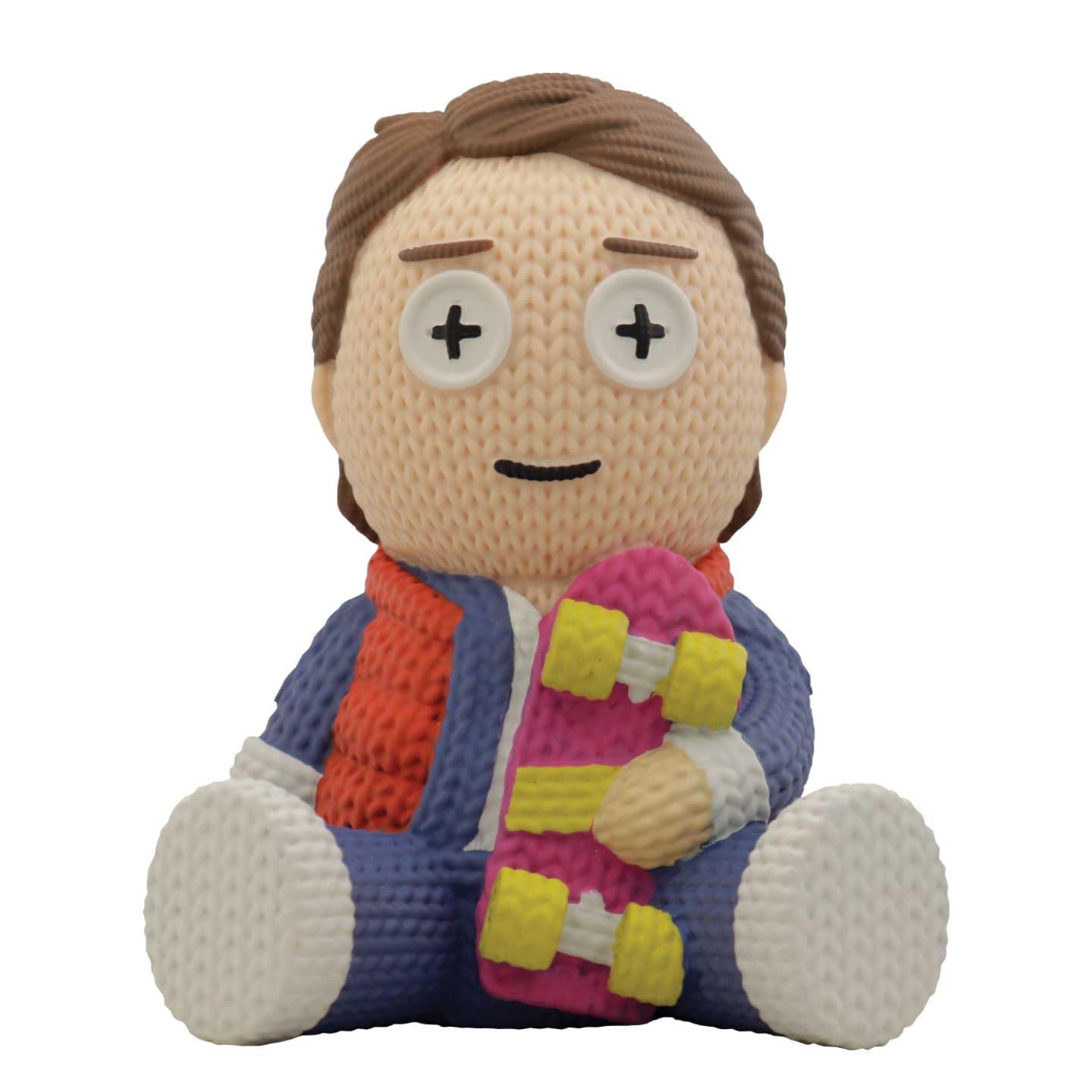 Handmade By Robots Marty Mcfly With Skateboard Full Size Vinyl Figure