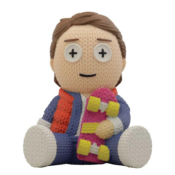 Handmade By Robots Marty Mcfly With Skateboard Full Size Vinyl Figure