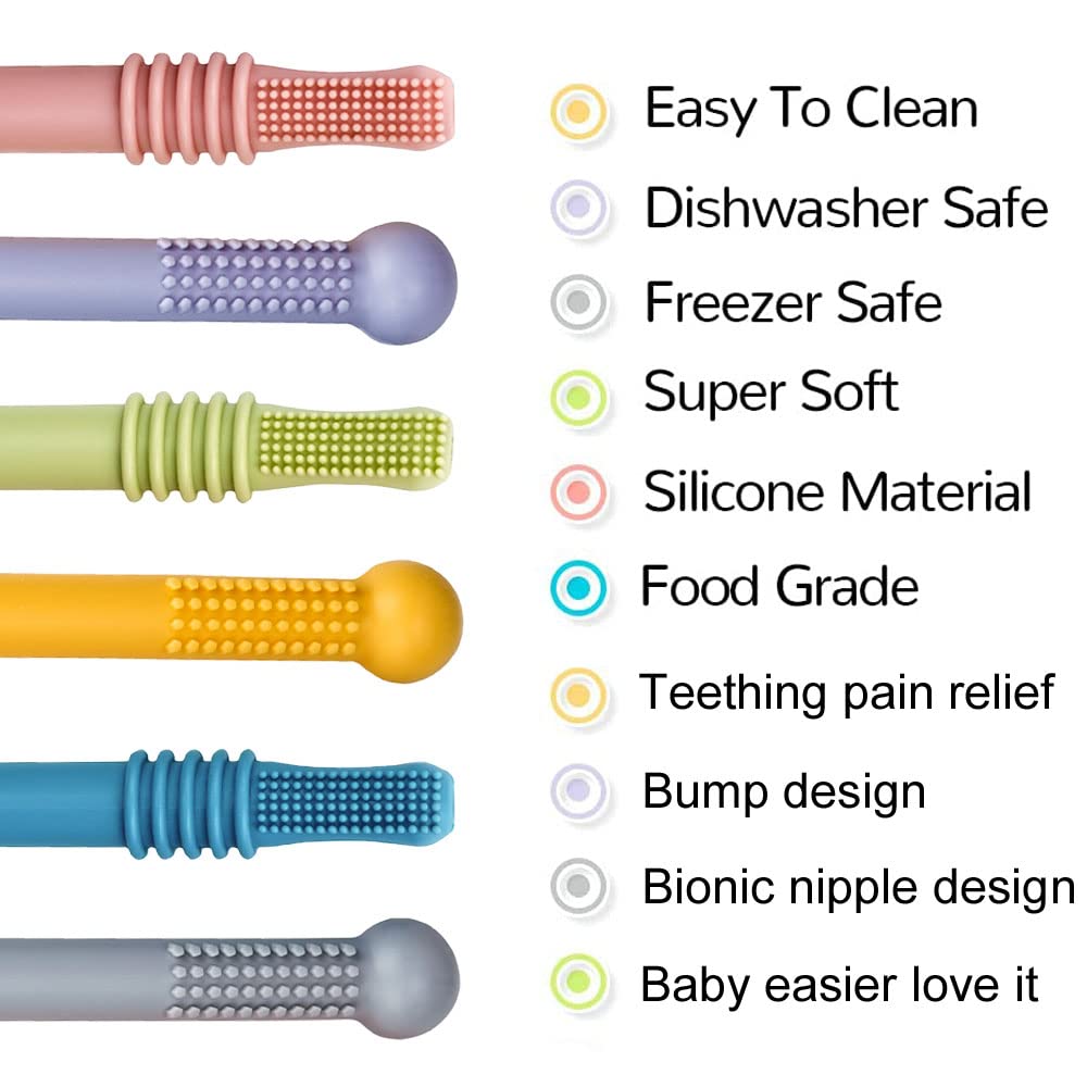 Baby Teething Toys Sensory Toys For Autistic Adhd, Spd, Oral Motor Children, Teething Straws Sticks, Baby Boy Girl Gitfs Package
