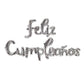 Silver Feliz Cumpleanos Small Letters Conjoined Balloons Feliz Cumpleanos Balloon Happy Birthday Balloons Birthday Banner Decora