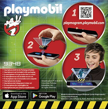 Playmobil 9348 Ghostbusters Ii Raymond Stantz Playmogram 3D Figure