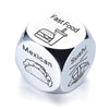 Santa Swap Gift Exchange Dice  Food Dices Bachelor Party Favors Anniversary Date Night Dice for Men  Steel Gifts for 11th Anniversary  Date Night Gifts for Boyfriend Christmas Stocking Stuffers