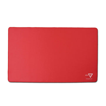 Bcw Spectrum Playmat - Red (24'' X 14'') | Stitched Edges For Durability | Ideal For Tcg, Tabletop Gaming & Magic: The Gathering