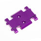 Rampcrab Skid Plate Transmission Mount For Ax24, Aluminum Alloy Mount For Ax24 Xc-1, Upgrades Parts For 1/24 Rc Crawler Car, Pur