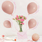 Pink09 Double Stuffed Cream Peach Pink Balloons Different Sizes 18/12/10/5 Inch, Double Stuffed Pastel Pink Balloon Arch Garland