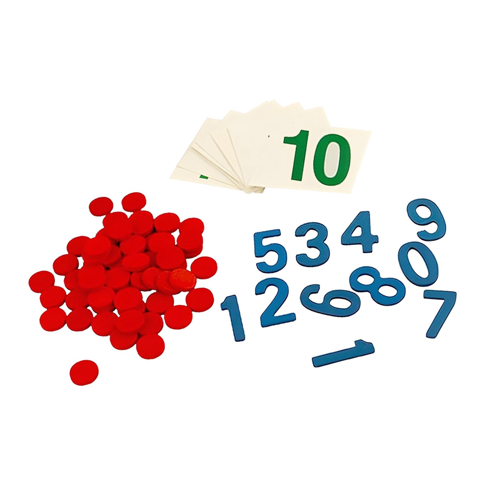 Clovrix Montessori Cards & Counters Training For Homeschool Early Childhood Children Style AToys & Hobbies  Educational  Othe