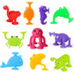 Suction Kids Bath Toy For Baby Aged 3 4 5 Years Old, 10Pcs Animal Bath Suckers For Toddler, Window Shower Tools With Mesh Bag St