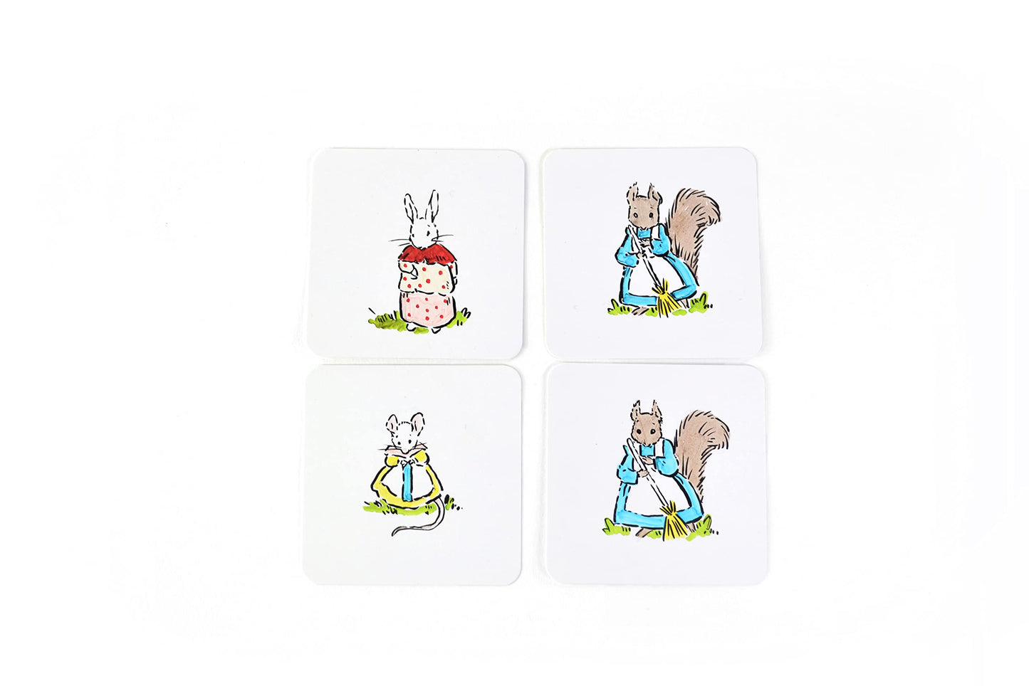 Apostrophe Games Blank Square Playing Cards, 2.75" Matte Finish, 200 White Flash Cards for Board Games & Study Guides