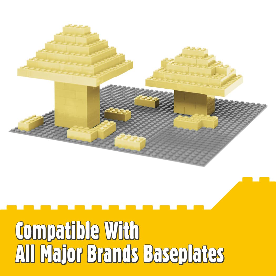 Unirolic Classic Building Bricks, 100 Piece 2X4 Building Blocks Stem Creative Building Toys Compatible With All Major Brands, Moc Building Bricks Diy Play Set For Kids(Sand)