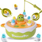Muren Dinosaur Pot Musical Toy For Kids Interactive Bounce & Catch Game With Lights & Sound, Fishing Can Caught Activity Toddler