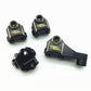 Treal Heavy Duty Brass Front Rear Axle Lower Shock Mount Compatible With Trx-4-Black