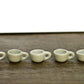 10 White Gray Coffee Tea Cup Size 2 X 1.5 Cm Dollhouse Miniatures Food Kitchen Docoration
