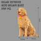 HONLANCH Golden Retriever Micro Building Blocks Set (2929PCS) - Plastic Model HL004, Gift for Adults and Kids