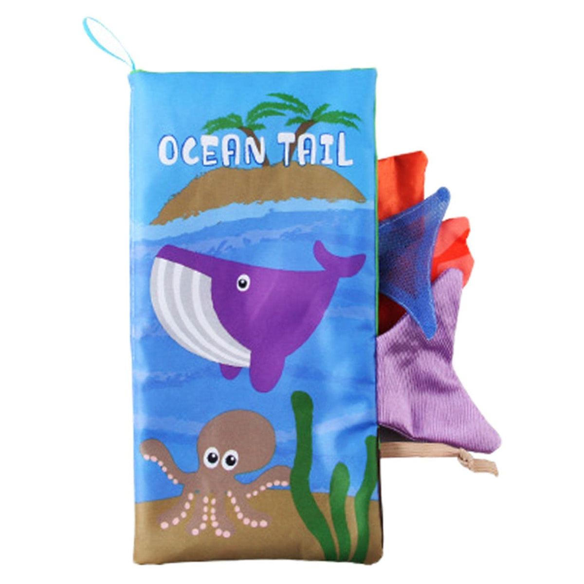 Ilsmysutra Soft Cloth Book Baby Kid Children Early Educational Cartoon Book Toy Ocean|Toys For Baby|Developmental Baby Toys