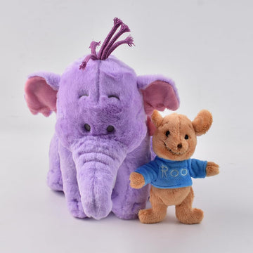 Heffalump Lumpy and Roo Stuffed Animal by Kingstuffed - Purple Plush Toy for Kids, Perfect Gift for Snuggling and Playtime