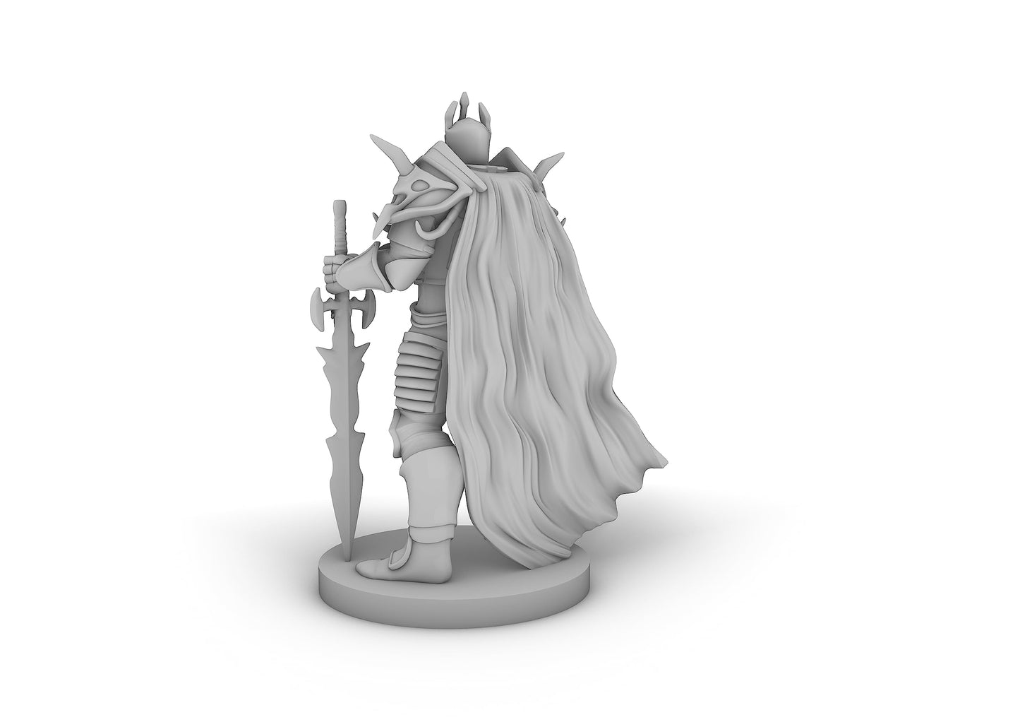 Fallen Paladin Tabletop Dnd Gaming Miniature