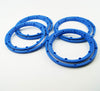 TITRACING Blue Wheel Rim Bead Lock Ring Set fit HPI Rovan Baja 5B SS King Motor