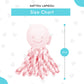 Nattou Lapidou - Piu Piu Octopus Plush Toy For Newborn Babies, Comforting, Soothes For Sleep - Light Pink & White