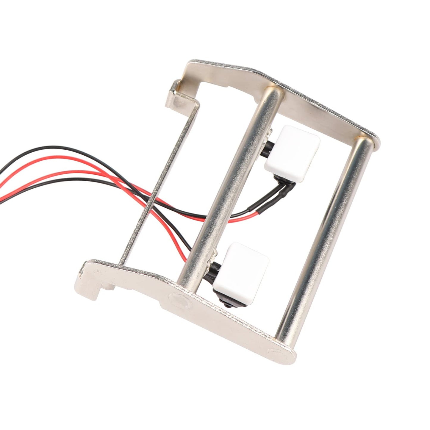ACEKEEPS Front Metal Bumper w/Lights for 1/10 Traxxas TRX-4 Ford Bronco Crawler