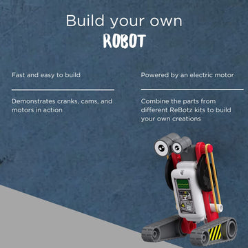 Thames & Kosmos ReBotz: Pogo - The Jammin Jumping Robot | Build a Wacky Motorized Robot! | Collect All 4 | Combine to Make New R