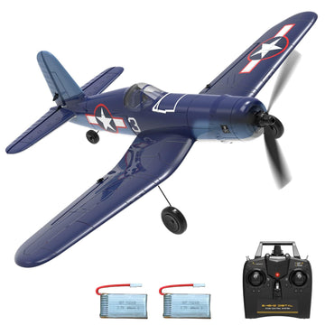 Volantexrc Rc Plane For Beginners, 4Ch Wwii Rc Airplane F4U Corsair With Aileron, 2.4Ghz Remote Control Plane With Xpilot Self R