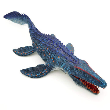 Sienon Jurassic Large Mosasaurus Dinosaur Toy 13.4’’, Realistic Dinosaur Toy Figures, Dinosaur Figurine, Deep Sea Monster Plastic Ocean Protector Dinosaur For Bath Pool Toy, Cake Topper Decoration