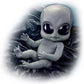 The Ashton-Drake Galleries Greyson Alien Baby Doll With Poseable Arms And Legs