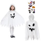 Eozy White Ghost Costume Kids Girls Halloween Scary Cosplay Fancy Dress 7-9 Years