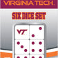 Virginia Tech Dice Pack