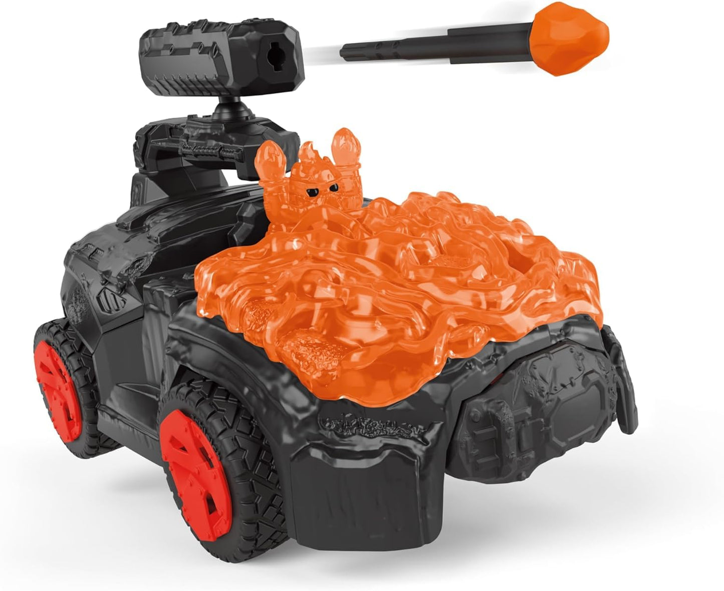 Schleich Eldrador Creatures - 7 Lava CrashMobile with Mini Creature Playset - Pull-Back Action  Shooting Toy Car for Boys and Girls - Cool  Red Fantasy Action Figure for Kids Age 7+
