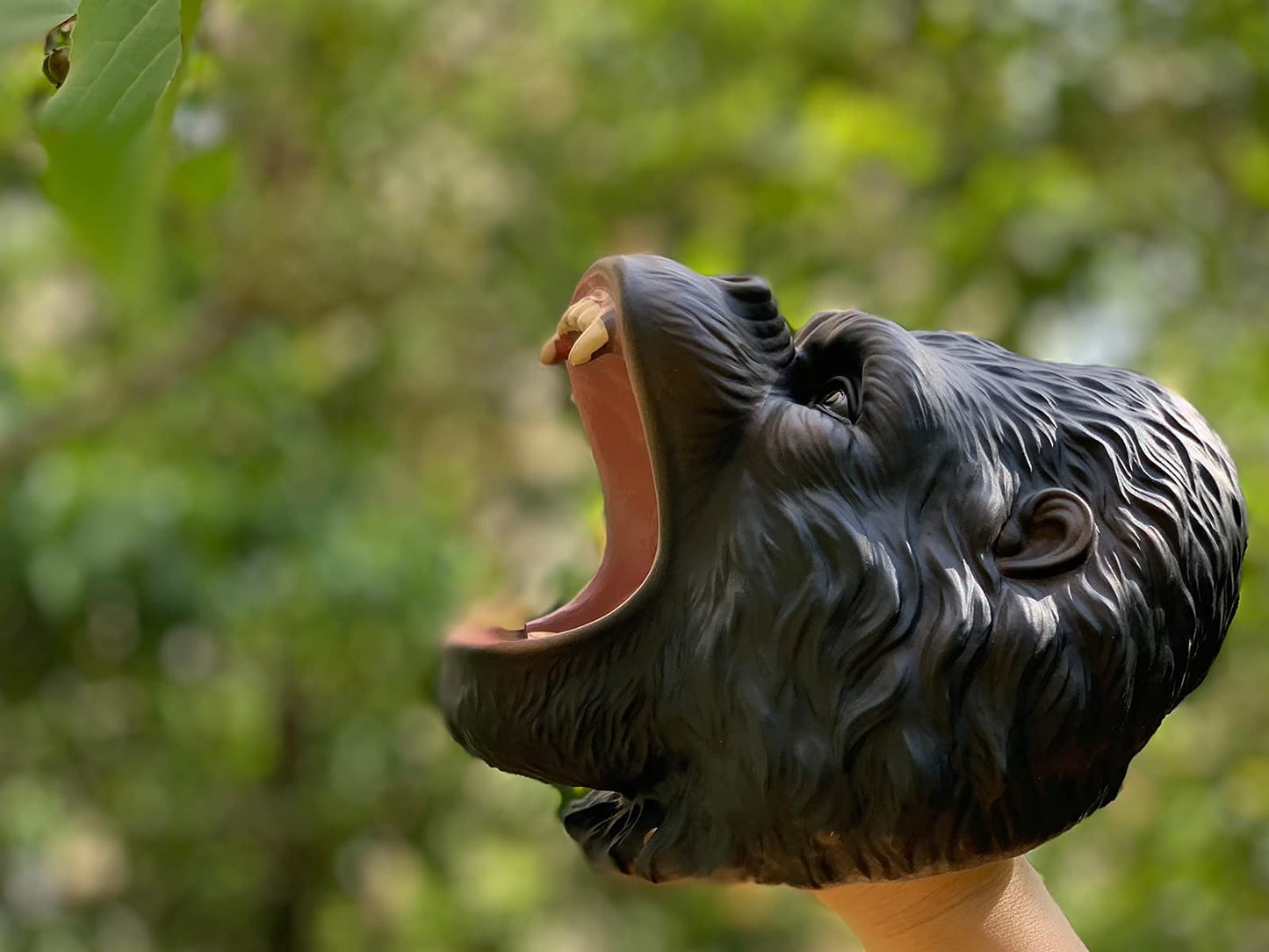 Gemini&Genius King Kong Puppets Gorilla Hand Puppet For Kids Swimming Pool Beach Bathing Toys Soft Rubber Realistic Animal Role