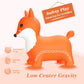 Inpany Woodland Animal Baby Shower Decorations, Bouncy Fox Safari Hopper Toys, Toddlers Bouncing Jungle Forest Zoo Figures, Ride On Rubber Bouncer, Birthday Gifts For 2 3 4 Year Old Girl Boy