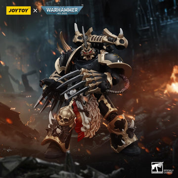 malt-inspiredISE JOYTOY 1/18 Action Figures - Warhammer 40 000 Chaos Space Marines Black Legion Chosen with Lightning Claws - 5 Classic Character Collectible Age 15 and Above