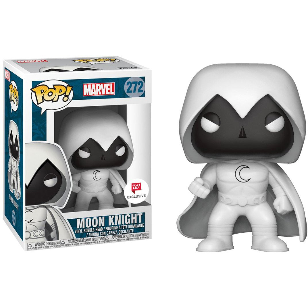 Funko Pop Marvel: Moon Knight - Moon Knight (Walgreens Exclusive) Pop! Vinyl Figure (Bundled With Compatible Pop Box Protector Case), Multicolor, 3.75 Inches