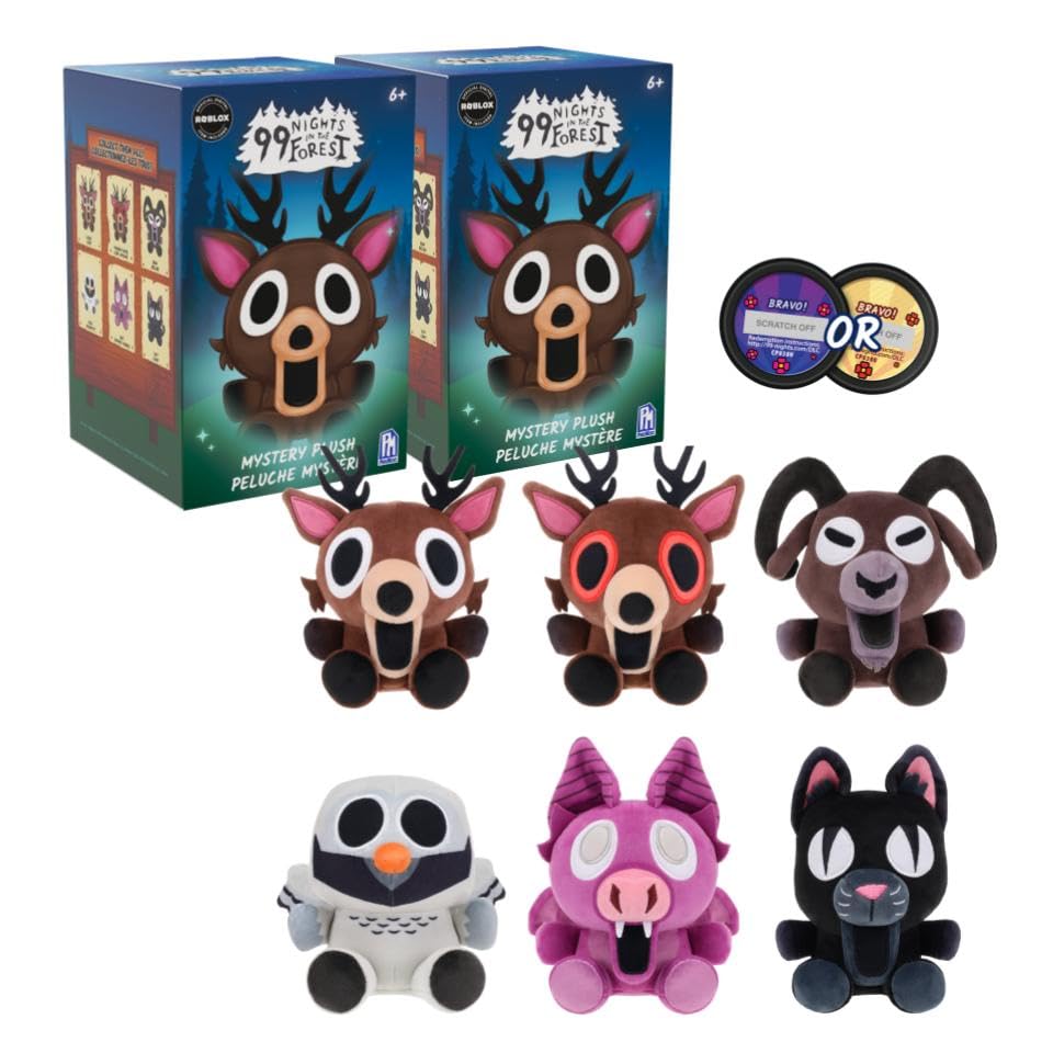 99 Nights in the Forest  Mystery Collectible Plush 2 Pack  Includes DLC Code  Officially Licensed Plush Toy by PhatMojo